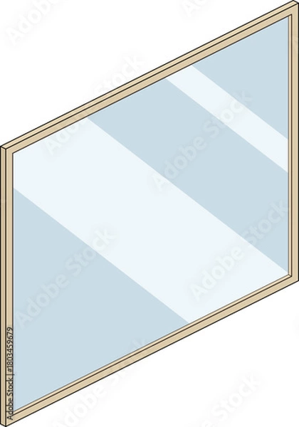 Obraz 건신 사각 거울