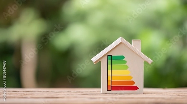 Fototapeta The Smart Investment: How an Energy Efficiency Rating Increases a Property's Value.