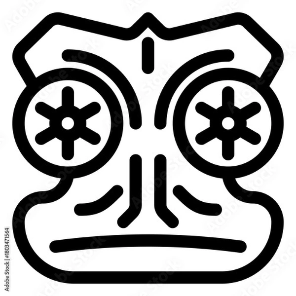 Obraz Chameleon icon