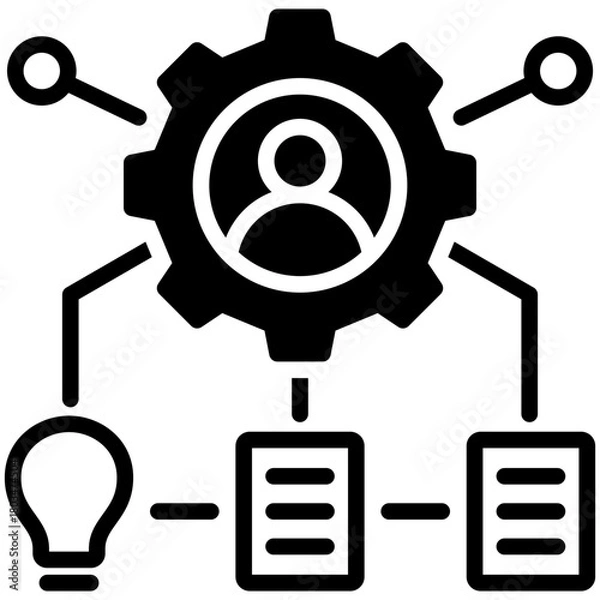 Fototapeta Multi Skilled Icon