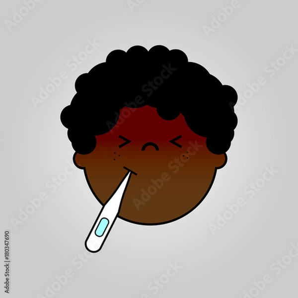 Obraz Baby sick icon