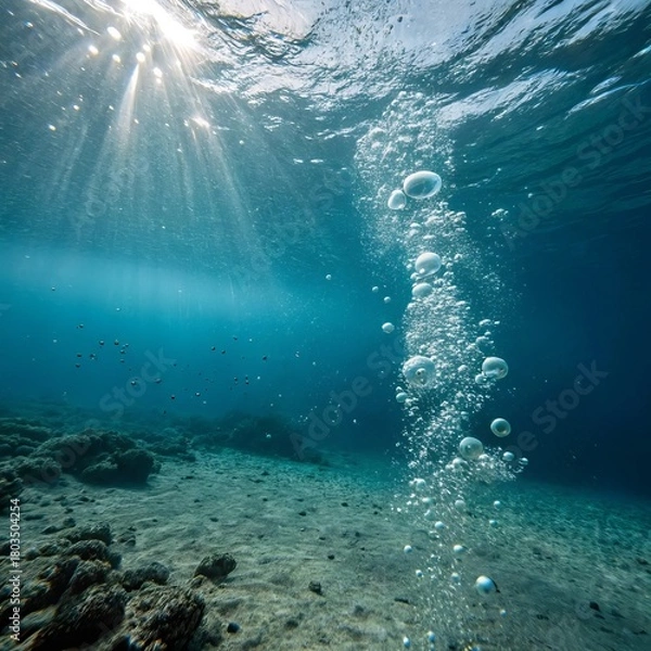 Fototapeta Gas Hydrate Release