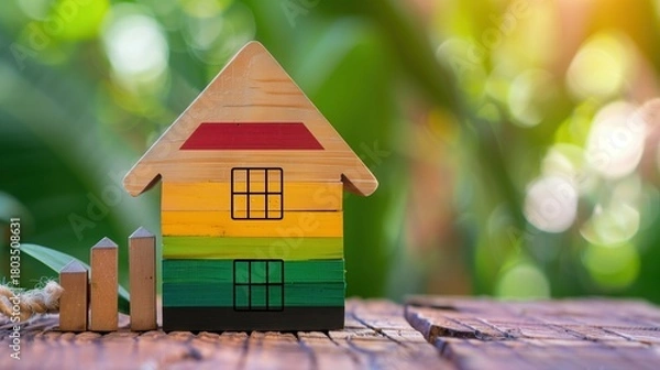 Fototapeta The Long-Term Financial Benefits of Investing in a House with a High Energy Class Rating.