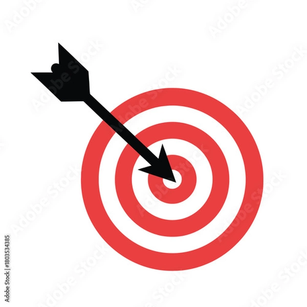 Fototapeta target with arrow