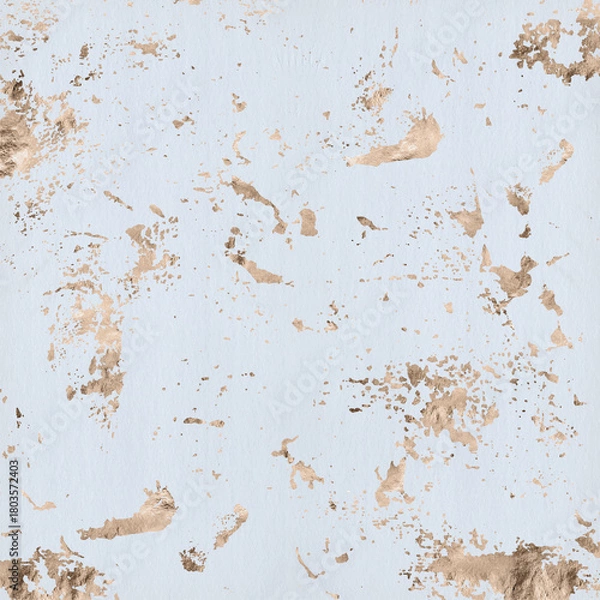 Obraz Abstract Rose Gold Splatter on Light Textured Surface