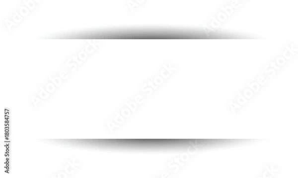 Fototapeta Soft Gradient Shadow on White Background