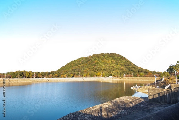 Obraz 西宮・甲山と北山貯水池