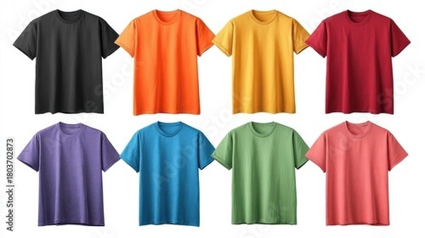 Fototapeta カラフルなTシャツ