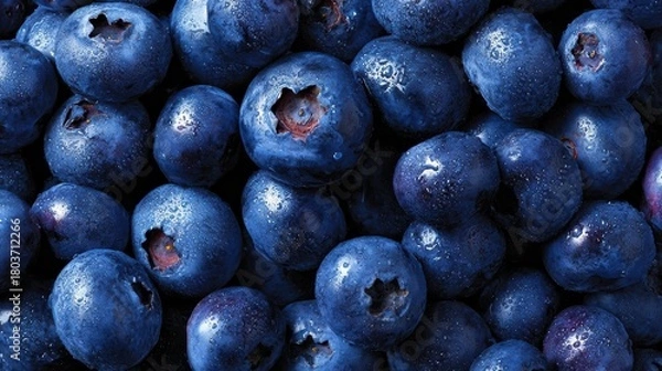 Obraz 収穫したブルーベリー