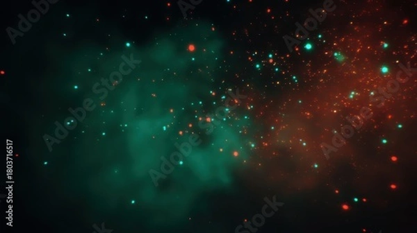 Obraz 宇宙のようなキラキラの背景