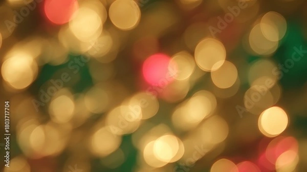 Obraz クリスマスのキラキラの背景