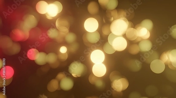 Obraz クリスマスのキラキラの背景