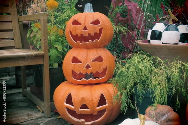 Obraz カボチャ三兄弟