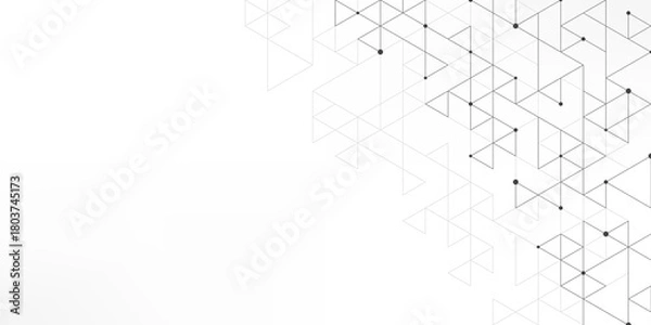 Obraz Abstract background with a geometric pattern of triangle shapes. Graphic design element
