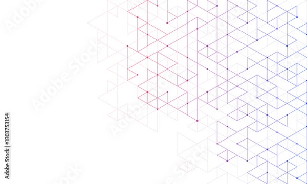 Obraz Abstract background with a geometric pattern of triangle shapes