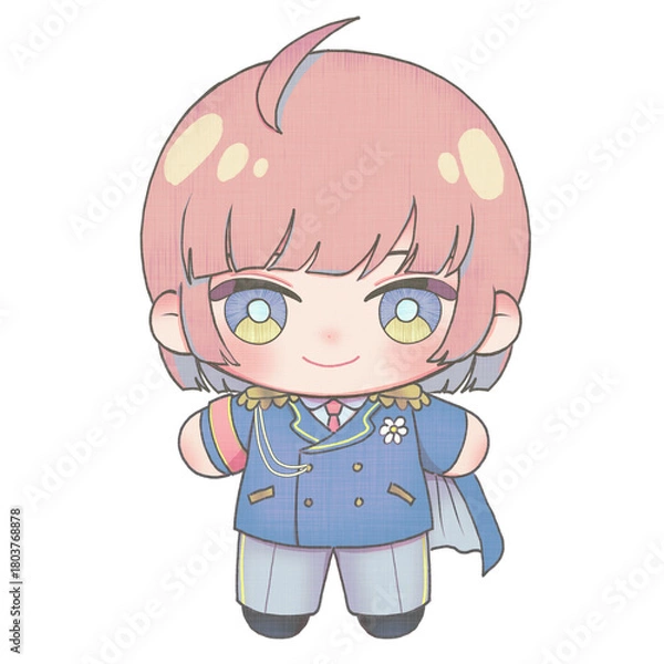 Obraz ぬい活！推し活！アニメ漫画のキャラクターぬいぐるみイラスト