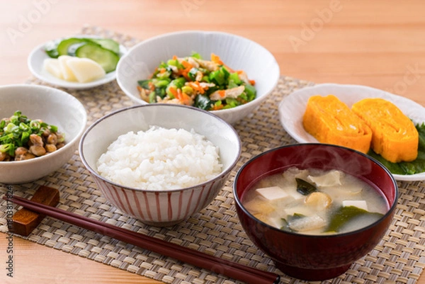 Obraz 日本の朝食のイメージ