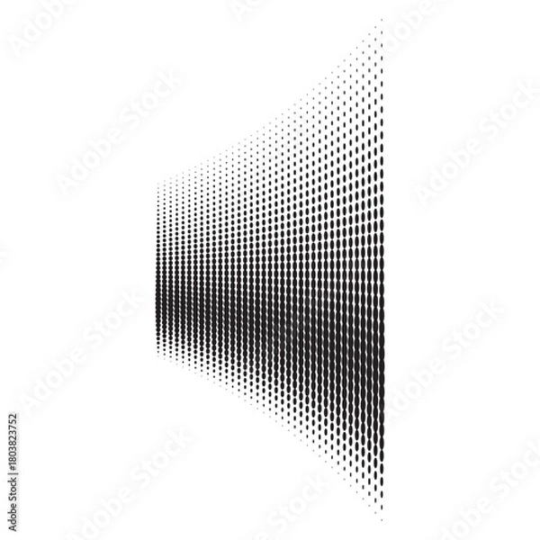 Obraz Halftone Dot Diagonal Corner