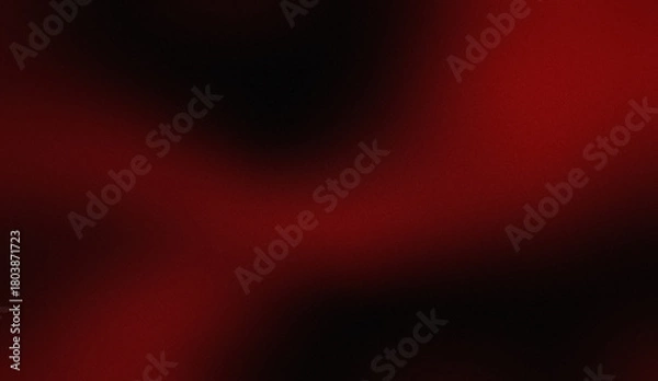 Fototapeta red black blurred or bokeh background with smooth gradations and textures grain noise. Perfect design for Christmas, Valentine's Day, banners, posters, and premium and expensive product 