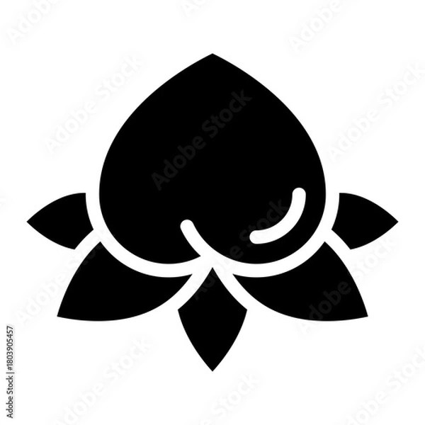 Obraz plum icon vector