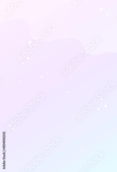 Fototapeta ファンシーグラデーションピンクソーダな空のポストカード⭐︎