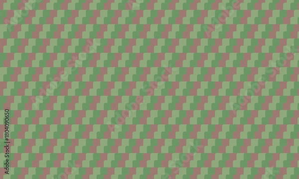 Obraz Seamless Interleaved Rounded Squares Geometric Pattern