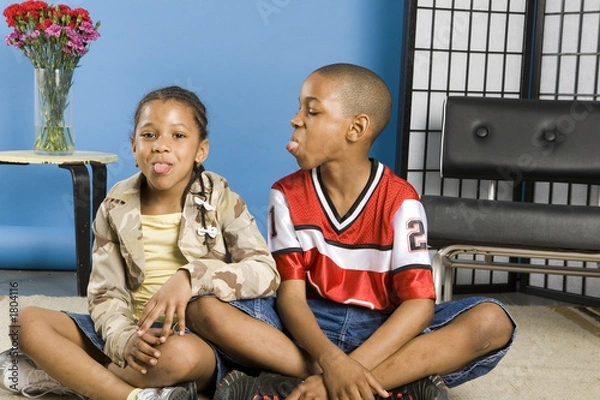 Fototapeta cheeky kids