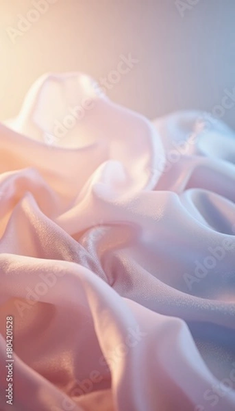 Fototapeta Soft Silk Fabric Texture Background Luxury and Elegance