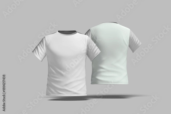 Fototapeta tshirt blank mockup design modern