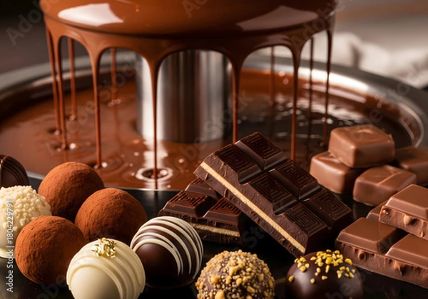 Fototapeta Chocolate Sculptures