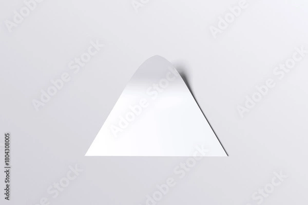Fototapeta Triangle Stickers Blank