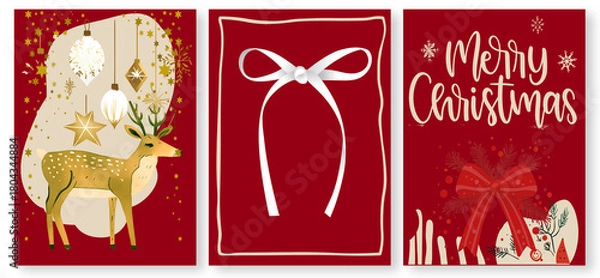 Obraz Card Merry Christmas