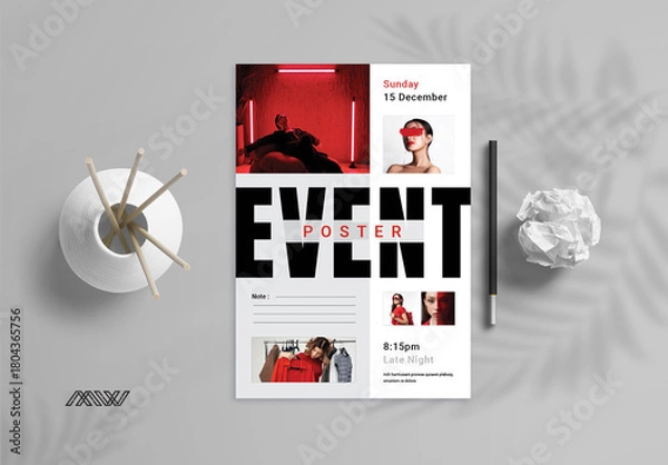 Obraz Event Poster Layout