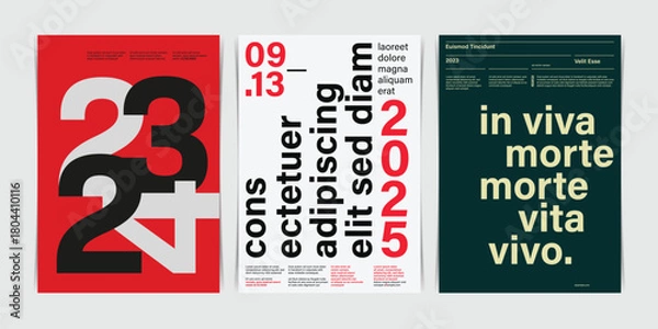 Obraz Abstract Geometric Triangular Design Poster template. Vector illustration.