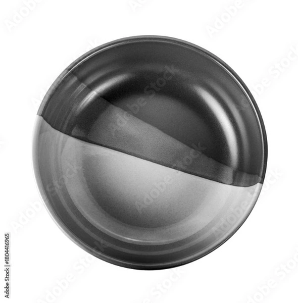 Fototapeta empty plate isolated on white background.
