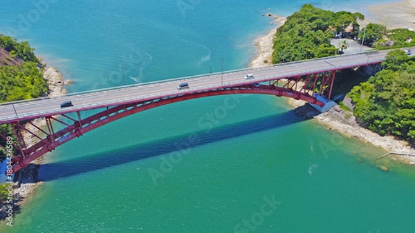 Fototapeta 天草五橋・5号橋（松島橋）のドローン空撮