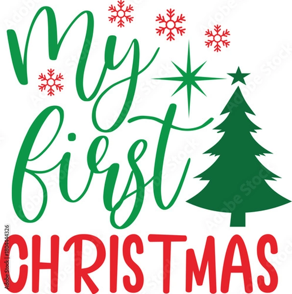 Obraz My first Christmas