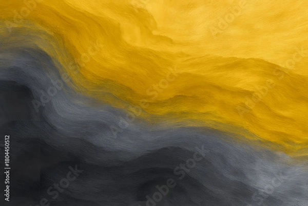 Obraz 銀色と金色の抽象的な流体アート背景