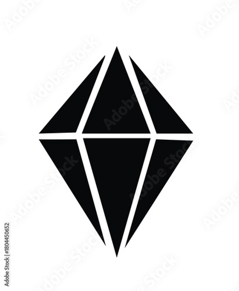 Obraz vector illustration of a diamond shape