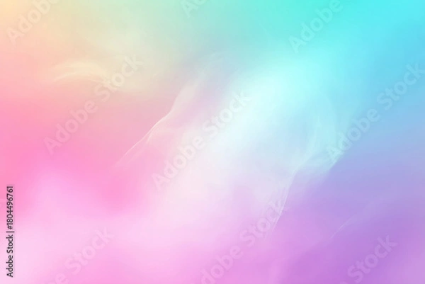Fototapeta Smooth, ethereal gradient background blending soft pastel colors