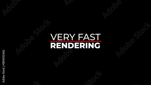 Obraz Clean Title Animation 3