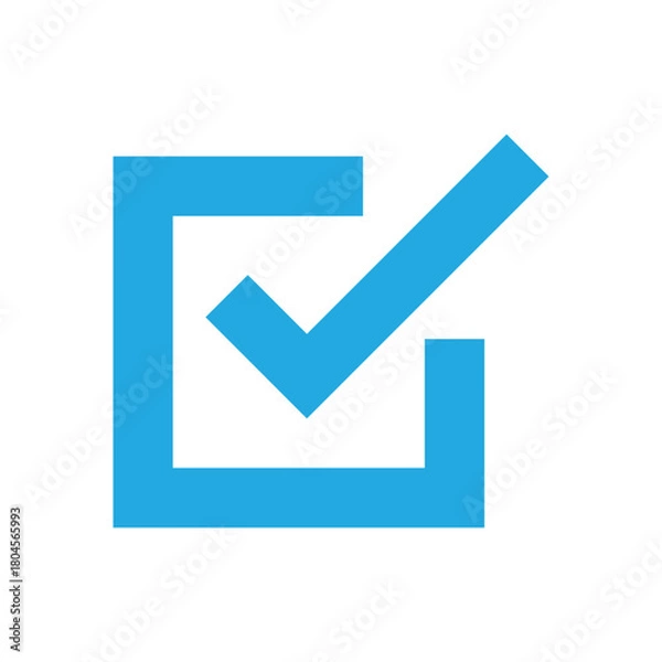 Fototapeta checkbox symbol