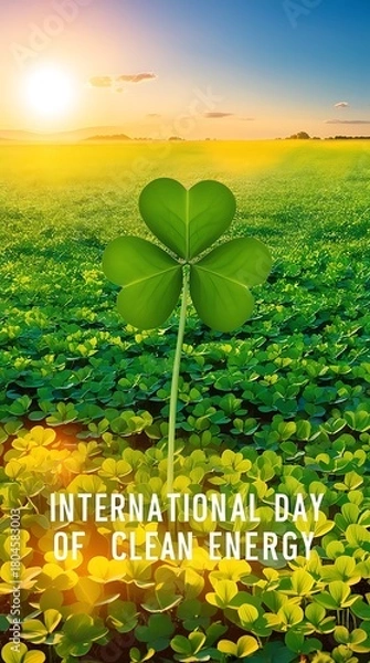 Obraz International Day of Clean Energy: Powering a Sustainable and Greener Future