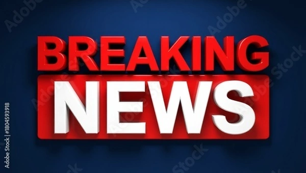 Obraz Breaking News Graphic