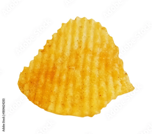Fototapeta Single ridged potato chip
