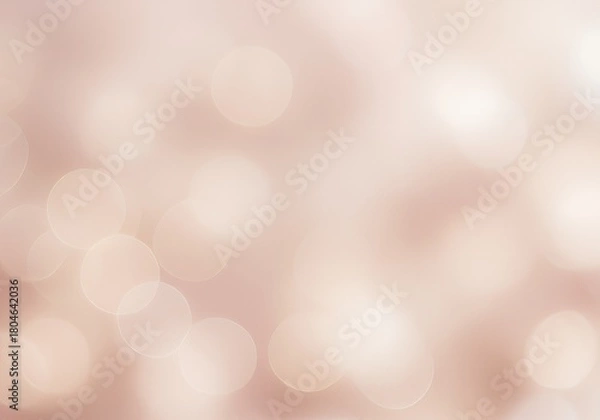 Fototapeta Soft dreamy bokeh background with delicate pink hues for elegant designs and romantic projects, ideal for wedding invites or feminine branding visuals.