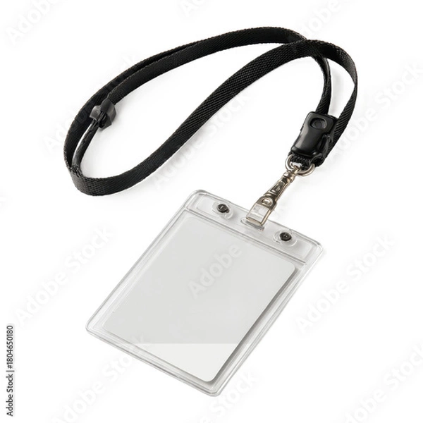 Fototapeta Identification badge holder ready for a conference or event