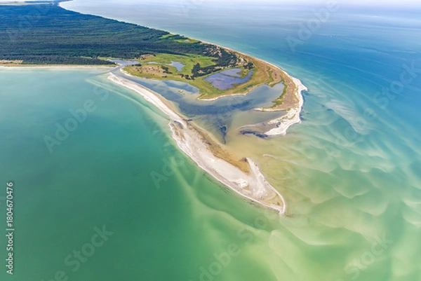 Obraz darß luftbild