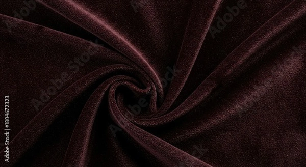 Obraz Luxurious, soft velvet fabric creates an elegant background with rich texture and deep color. Ideal for sophisticated design projects ,backdrop ,drape ,background