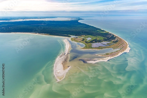 Obraz darß luftbild